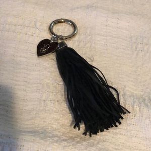 Victoria Secret Heart and Tassel Keychain